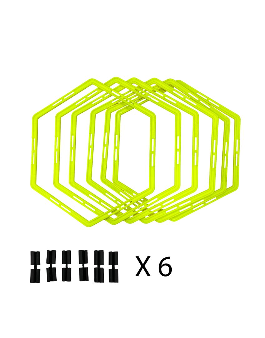 Échelle de rythme hexagonale 3m, 6 pièces